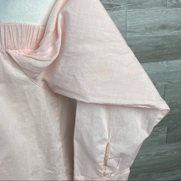 H&M Light Pink Off Shoulder Long Sleeve Blouse - Picture 7 of 8